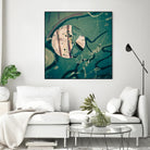 Contrast in Metal III by Jean-François Dupuis on GIANT ART - pink abstract rust