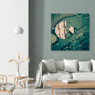 Contrast in Metal III by Jean-François Dupuis on GIANT ART - pink abstract rust