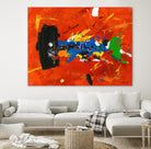 Poisson barbu by Pierre David on GIANT ART - blue abstract