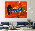 Poisson barbu by Pierre David on GIANT ART - blue abstract