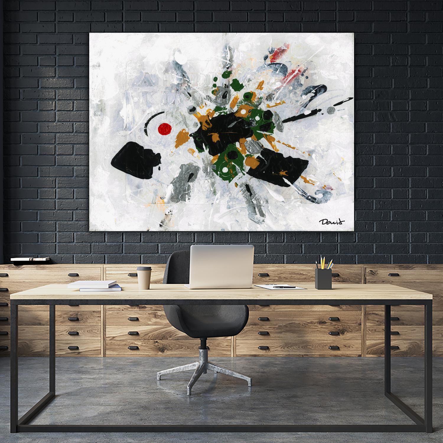 Poisson espion by Pierre David on GIANT ART - black abstract