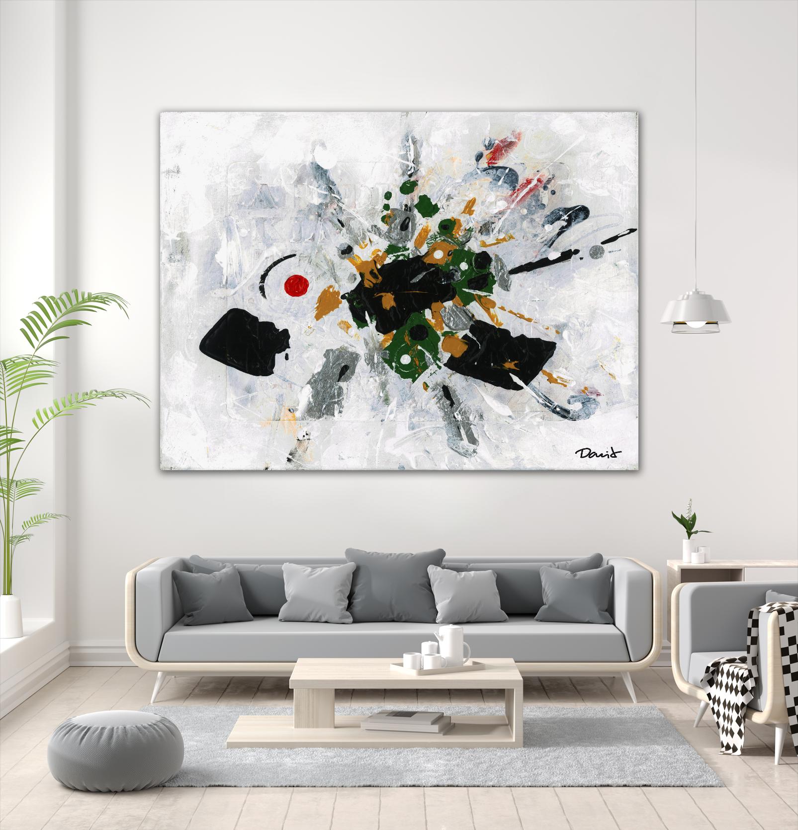Poisson espion by Pierre David on GIANT ART - black abstract