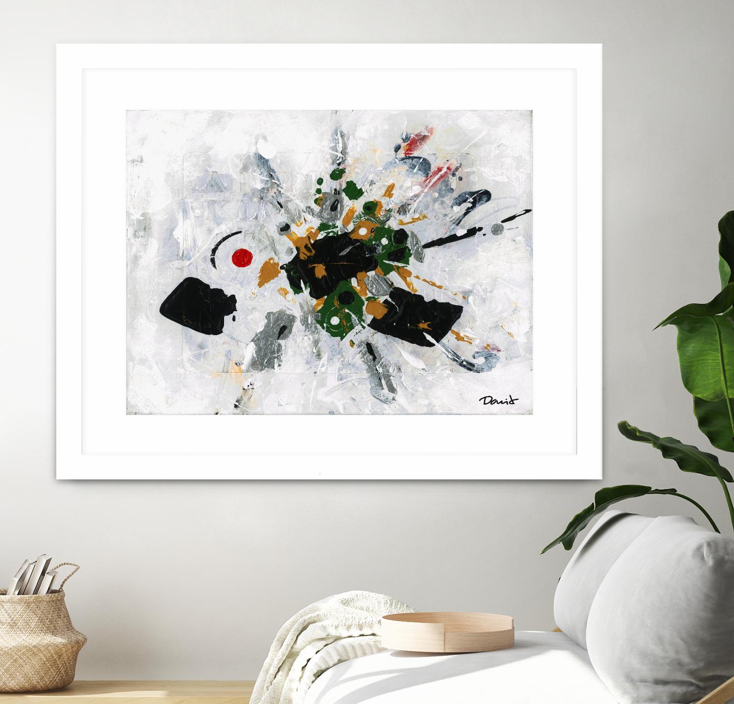 Poisson espion by Pierre David on GIANT ART - white abstract quebecois