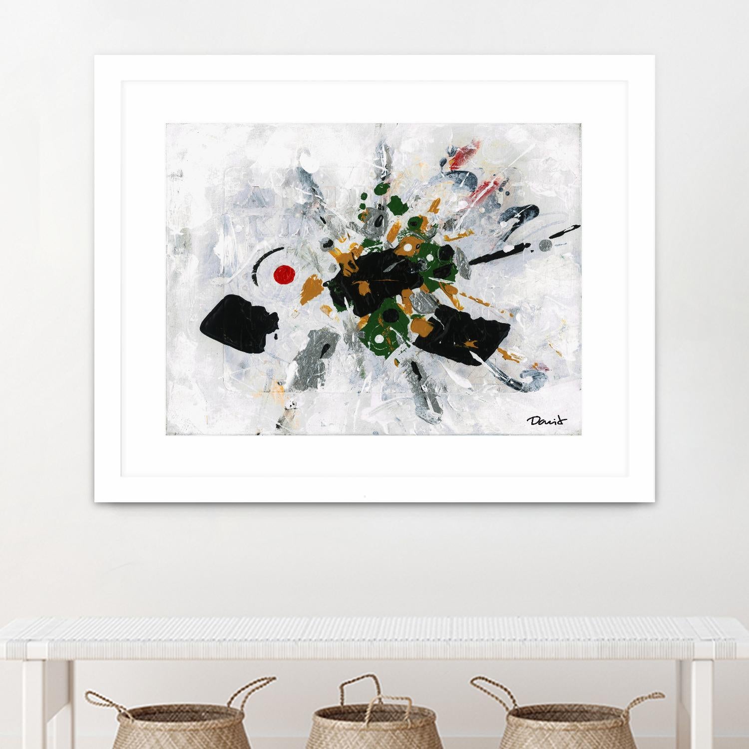 Poisson espion by Pierre David on GIANT ART - white abstract quebecois