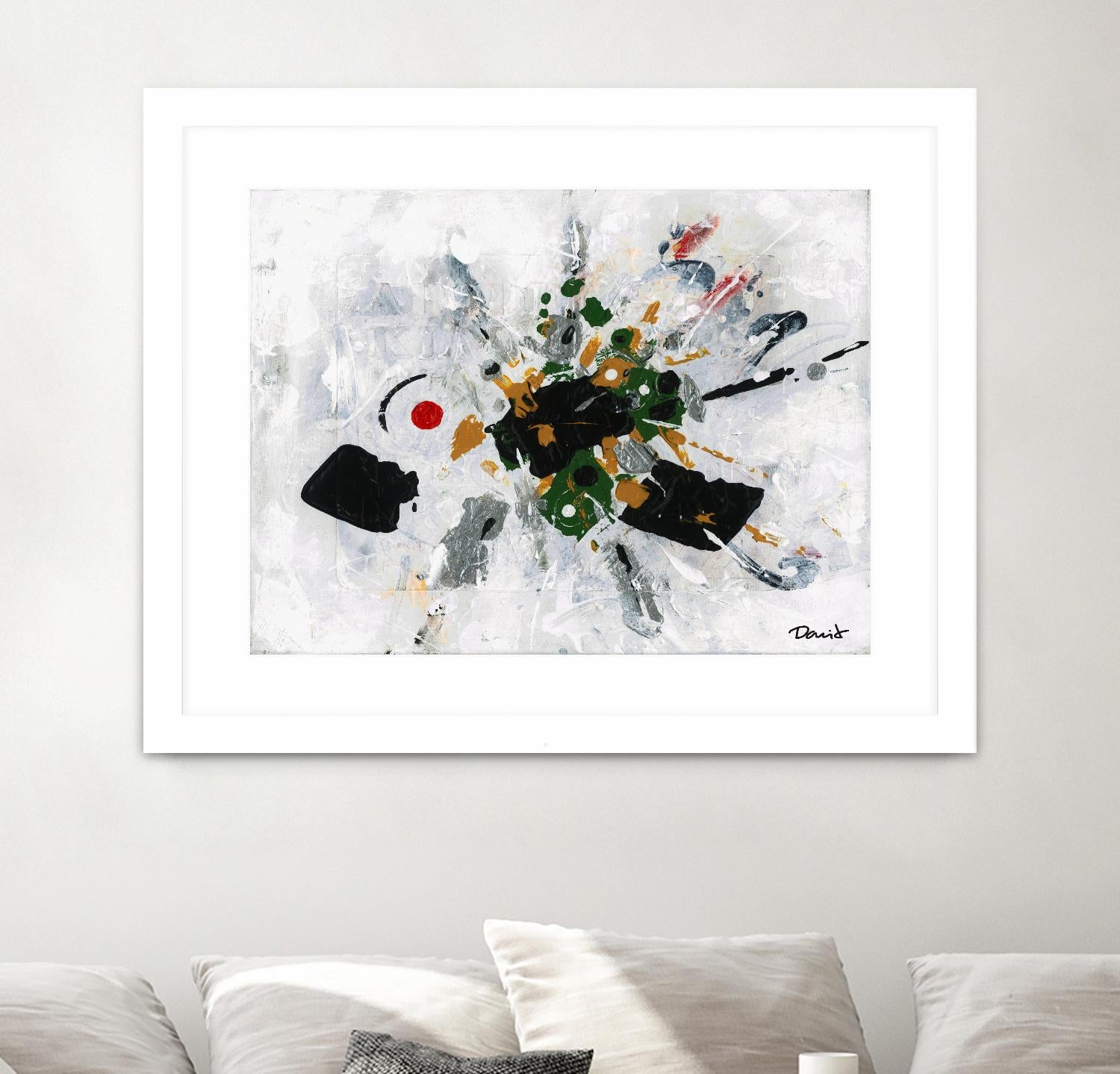 Poisson espion by Pierre David on GIANT ART - white abstract quebecois