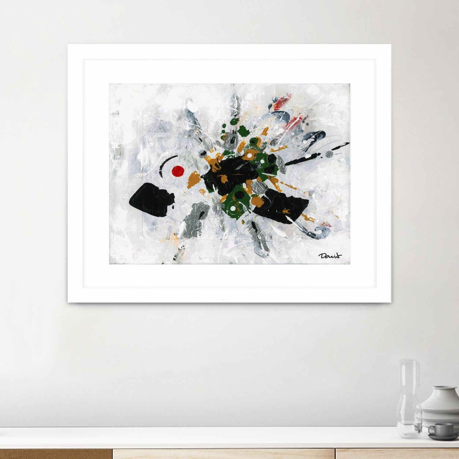 Poisson espion by Pierre David on GIANT ART - white abstract quebecois