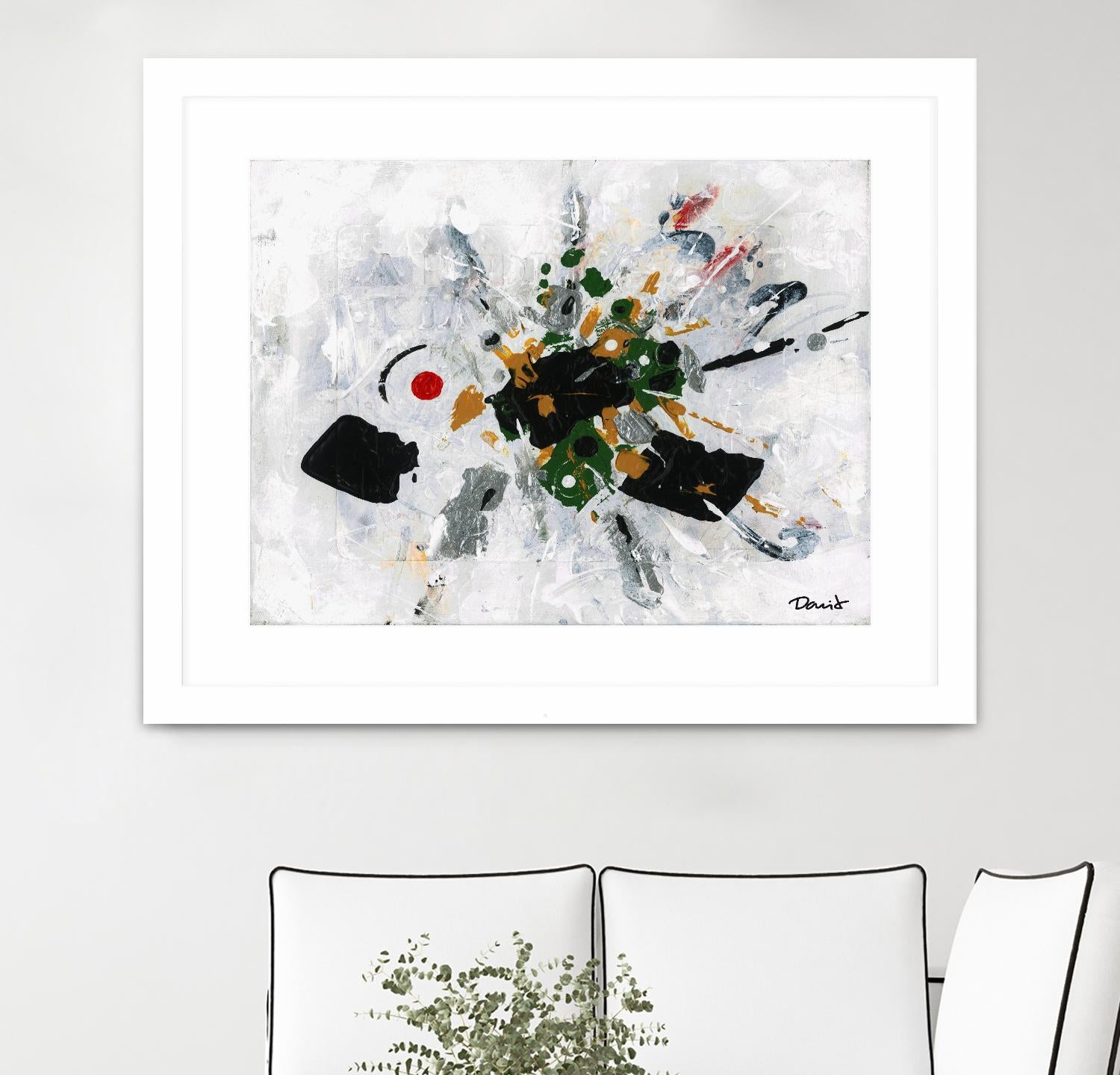 Poisson espion by Pierre David on GIANT ART - white abstract quebecois