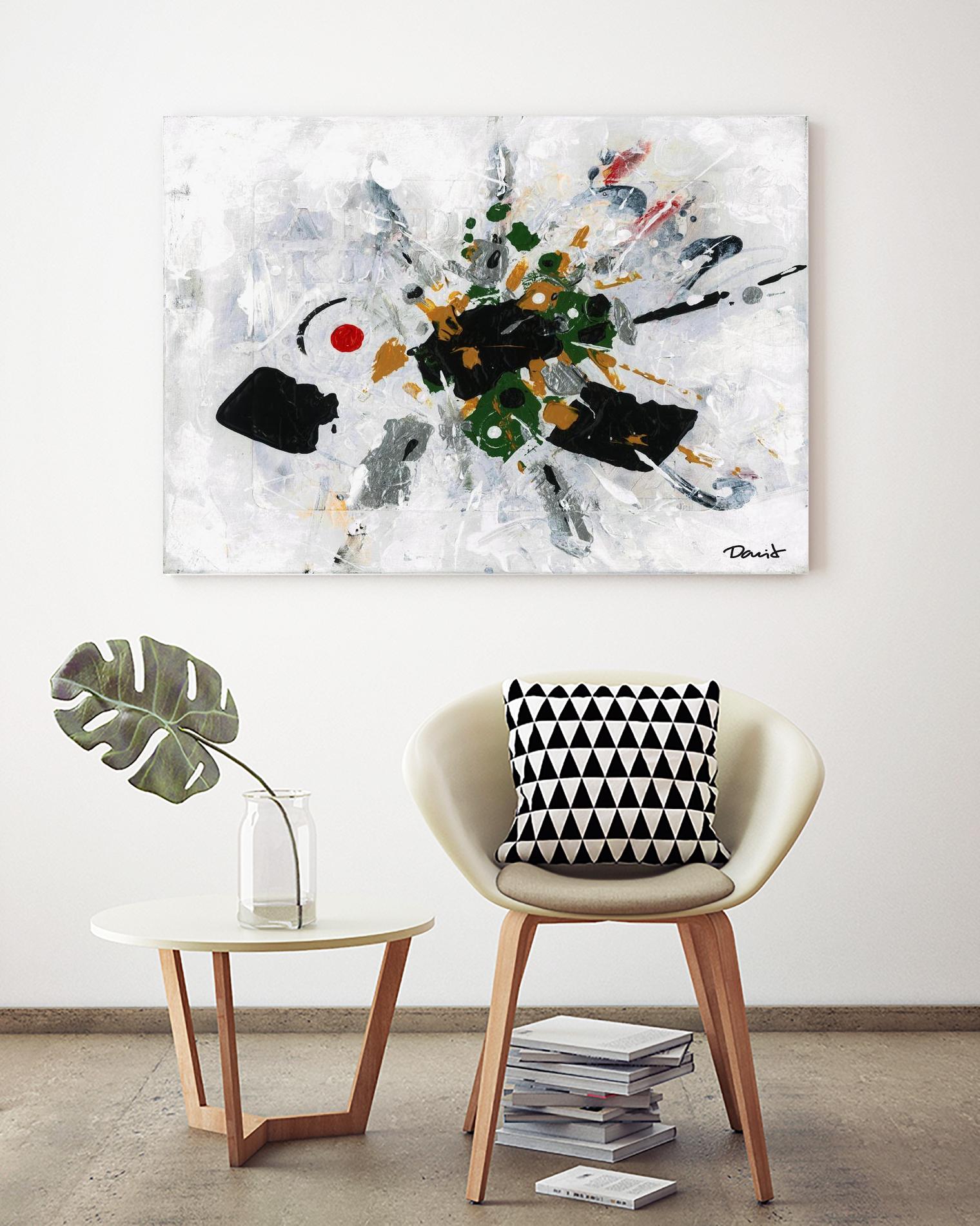 Poisson espion by Pierre David on GIANT ART - white abstract quebecois