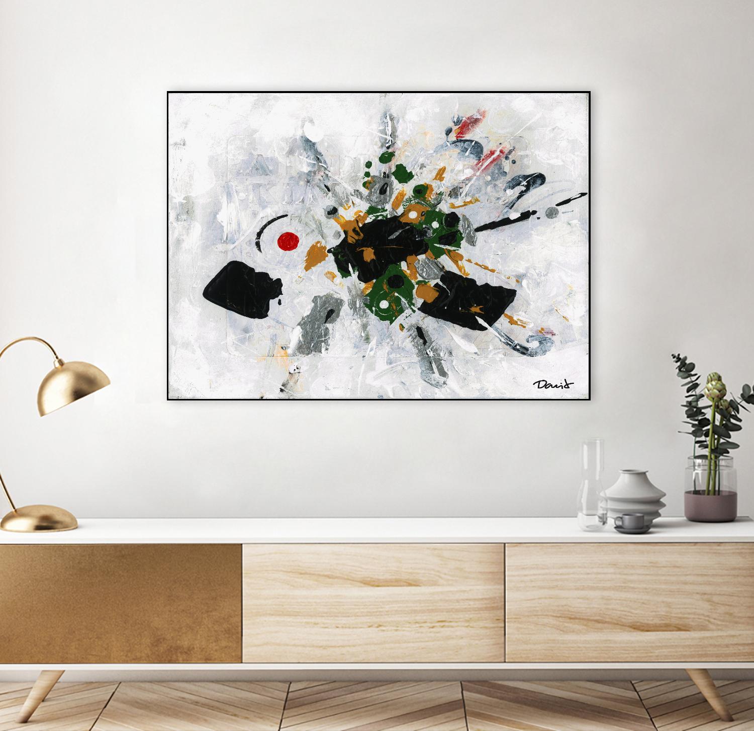 Poisson espion by Pierre David on GIANT ART - black abstract