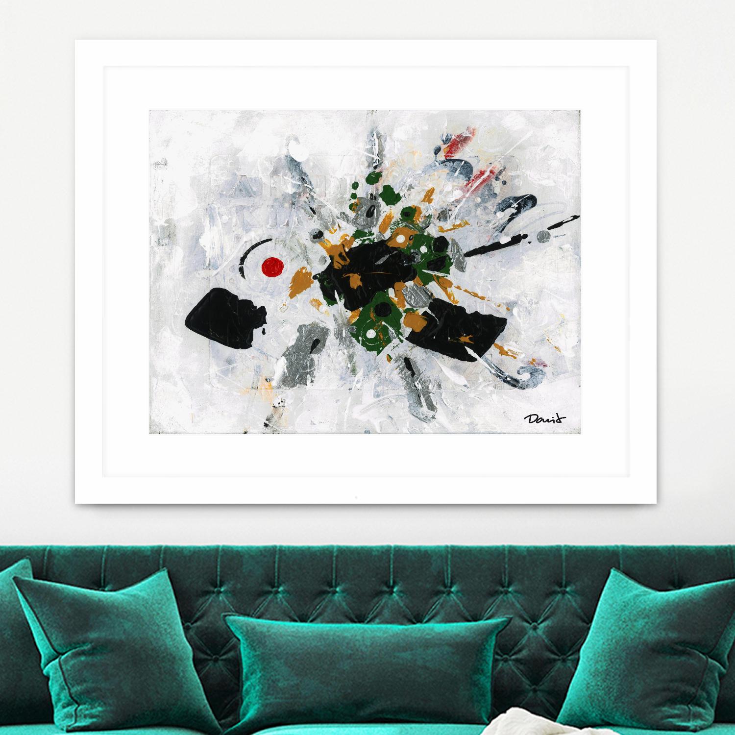 Poisson espion by Pierre David on GIANT ART - white abstract quebecois