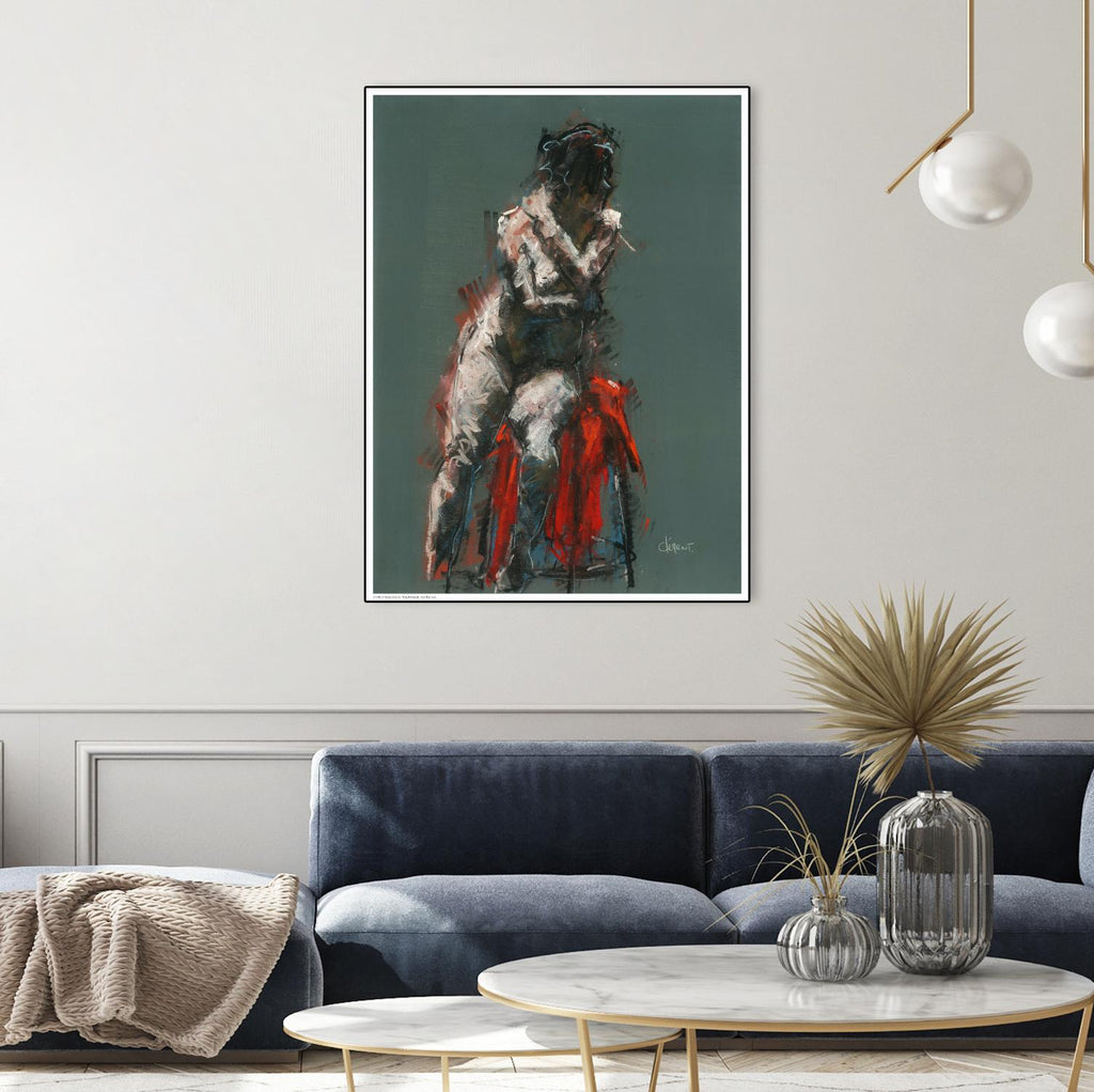 Hadel by Jacques Clement on GIANT ART - red nude