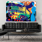 Delvautitude by Ray Lengelé on GIANT ART - blue pop art - alternative