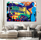 Delvautitude by Ray Lengelé on GIANT ART - blue pop art - alternative