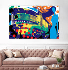 Delvautitude by Ray Lengelé on GIANT ART - blue pop art - alternative