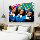 Sisters by Ray Lengelé on GIANT ART - green pop art - alternative
