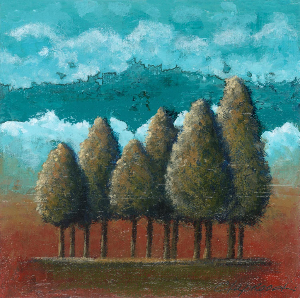 18 juillet 2014 par Marie Claprood sur GIANT ART - arbres bleus