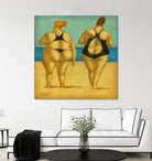 2 on the beach by Steven Lamb on GIANT ART - beige men and women