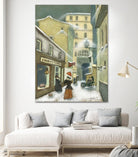 Street in Quebec 1912 by Steven Lamb on GIANT ART - grey everyday life