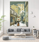 Street in Quebec 1912 by Steven Lamb on GIANT ART - grey everyday life