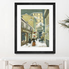 Street in Quebec 1912 by Steven Lamb on GIANT ART - beige architecture artiste québécois