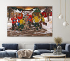 Jusqu'au printemps by Nicole Laporte on GIANT ART - yellow winter scenes