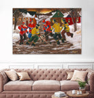 Jusqu'au printemps by Nicole Laporte on GIANT ART - yellow winter scenes