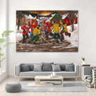 Jusqu'au printemps by Nicole Laporte on GIANT ART - yellow winter scenes