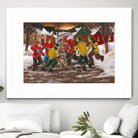 Jusqu'au printemps by Nicole Laporte on GIANT ART - red figurative hockey