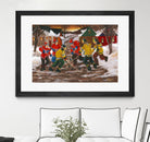 Jusqu'au printemps by Nicole Laporte on GIANT ART - red figurative hockey