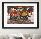 Jusqu'au printemps by Nicole Laporte on GIANT ART - red figurative hockey