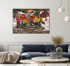 Jusqu'au printemps by Nicole Laporte on GIANT ART - yellow winter scenes