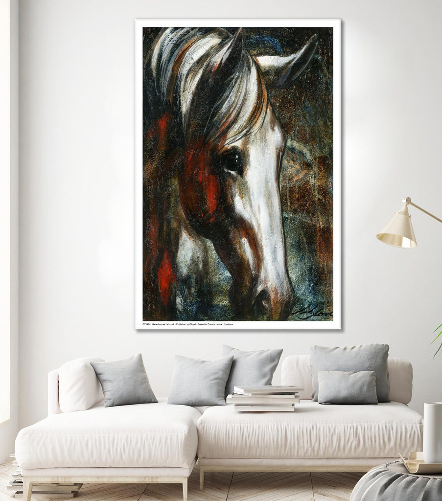 Little White Angel by Marie Andrée Leblond on GIANT ART - red animals