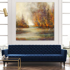 Un temps pour chaque chose by Claude Tremblay on GIANT ART - purple trees