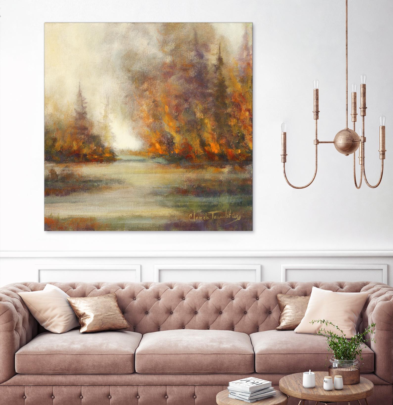 Un temps pour chaque chose by Claude Tremblay on GIANT ART - purple trees