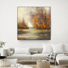 Un temps pour chaque chose by Claude Tremblay on GIANT ART - purple trees