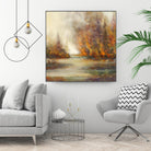 Un temps pour chaque chose by Claude Tremblay on GIANT ART - purple trees