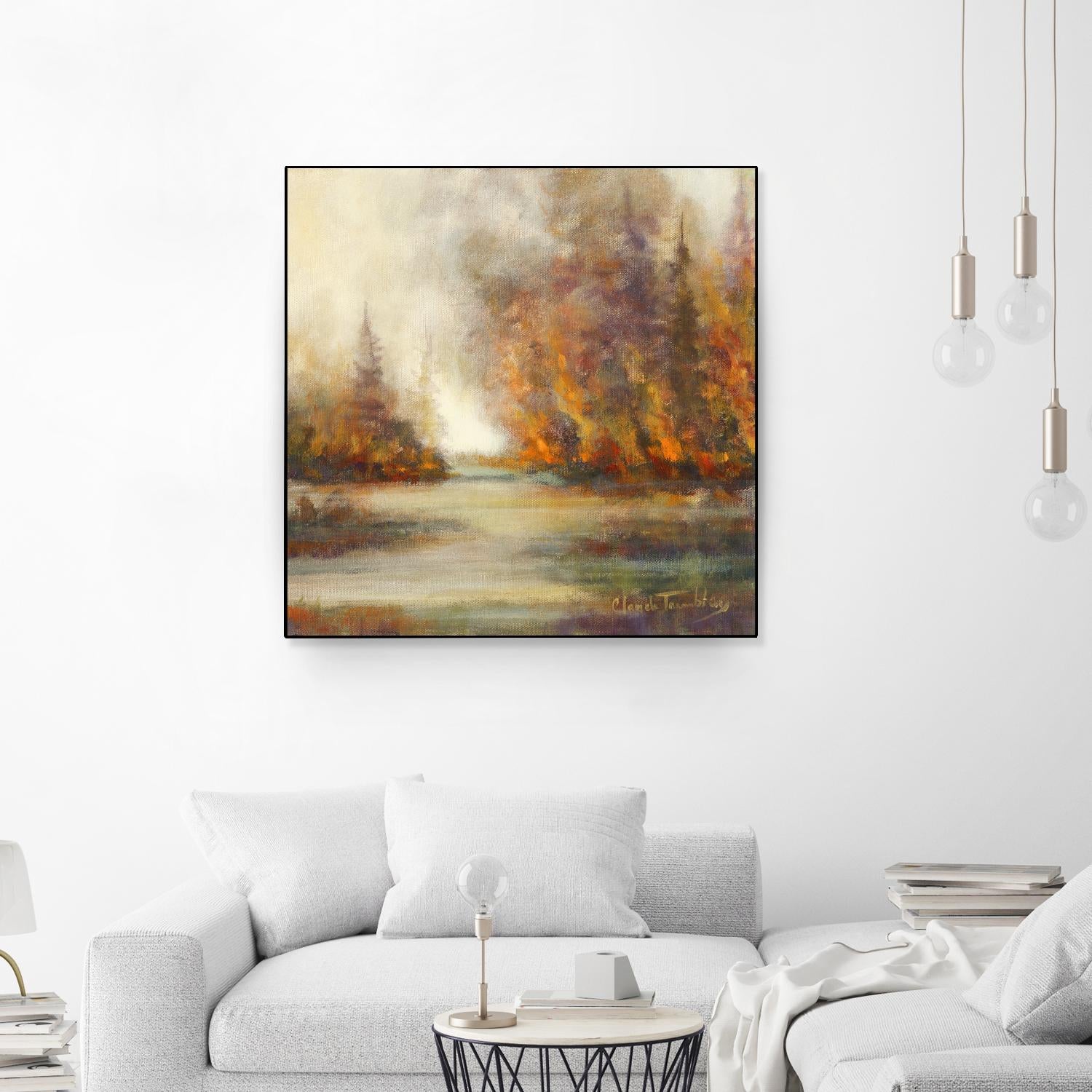 Un temps pour chaque chose by Claude Tremblay on GIANT ART - purple trees