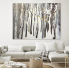 La forêt blanche by Kathleen Cloutier on GIANT ART - grey trees