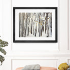 La forêt blanche by Kathleen Cloutier on GIANT ART - yellow trees artistes du québec