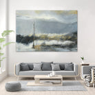 Lumière Vespérale III by Kathleen Cloutier on GIANT ART - yellow abstract