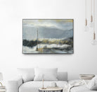 Lumière Vespérale III by Kathleen Cloutier on GIANT ART - yellow abstract