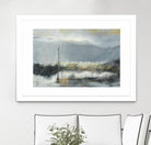 Lumière Vespérale III by Kathleen Cloutier on GIANT ART - yellow abstract