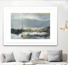 Lumière Vespérale III by Kathleen Cloutier on GIANT ART - yellow abstract