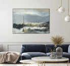 Lumière Vespérale III by Kathleen Cloutier on GIANT ART - yellow abstract