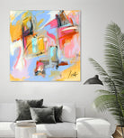 Renouveau by Marc Archambault on GIANT ART - pink abstract