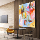 Renouveau by Marc Archambault on GIANT ART - pink abstract