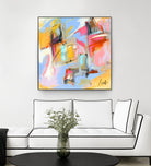 Renouveau by Marc Archambault on GIANT ART - pink abstract