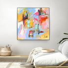 Renouveau by Marc Archambault on GIANT ART - pink abstract