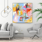 Renouveau by Marc Archambault on GIANT ART - pink abstract