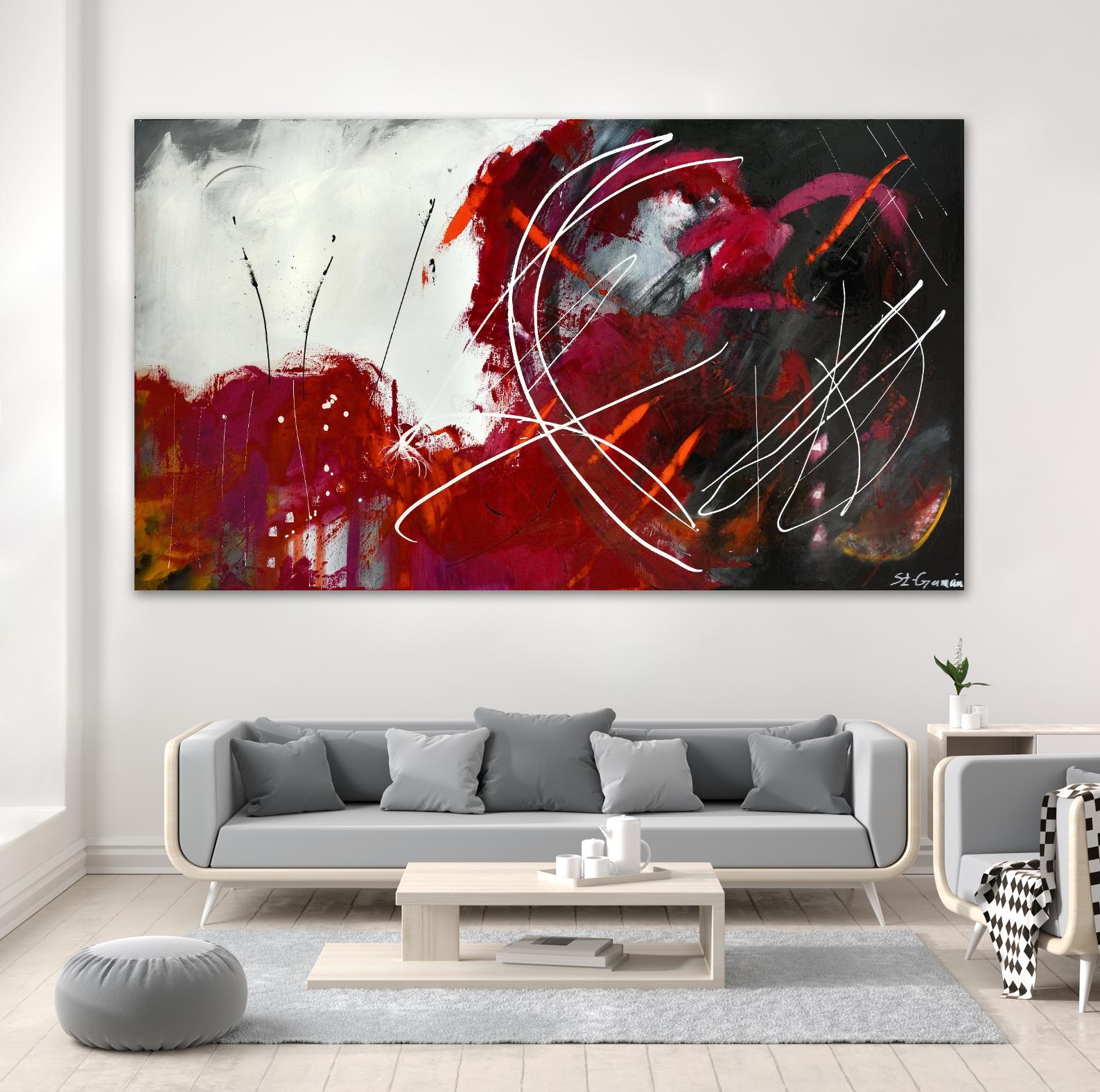Incontournable by Carole St-Germain on GIANT ART - white abstract